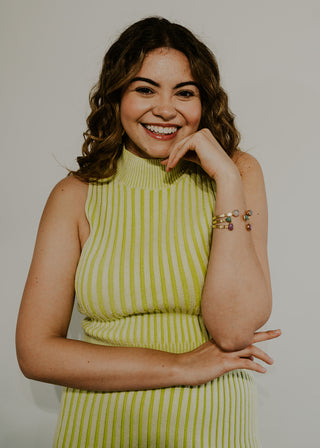 The Custom Gemstone Cuff Bracelet