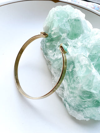 The Custom Gemstone Cuff Bracelet