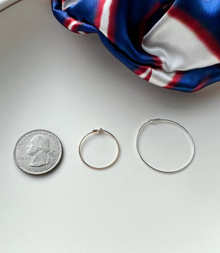 The Custom Gemstone Hoop