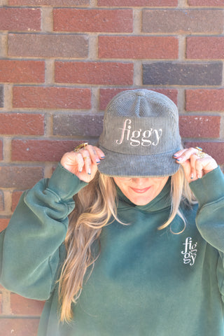 Figgy Corduroy Embroidered Hat