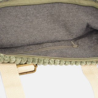 Corduroy Backpack in Olive Green