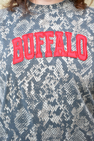 Buffalo Snake Print Tee
