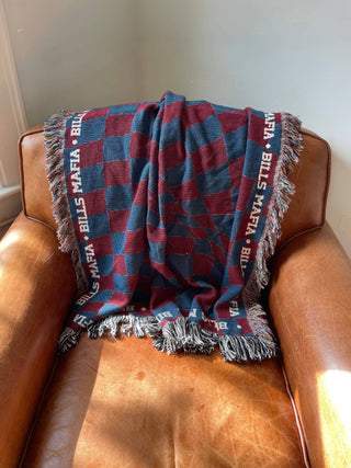 Bills Mafia Cotton Woven Blanket