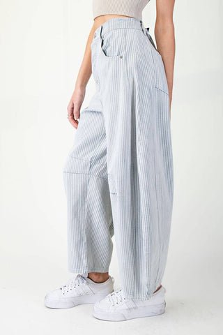 Pinstriped Demin Jeans