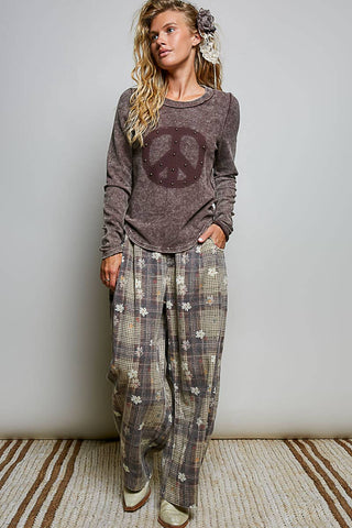 Crafted Woven Wide-Leg Pants