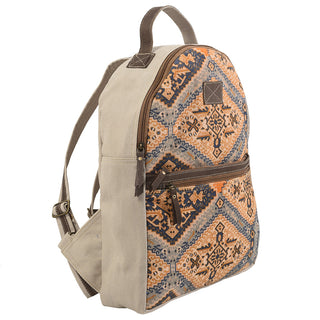 Upcycled Taupe Backpack