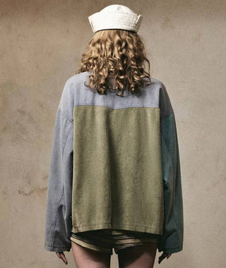 Patchwork Corduroy Jacket