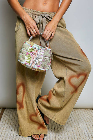 Patchwork Quilted Cosmetic Bag