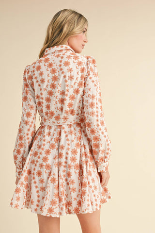 Floral Flared Mini Dress