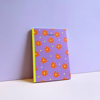 Floral Pattern Notebook - Blank Notebook - Journal - Fun