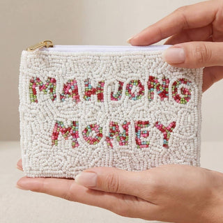 Mahjong Money Beaded Coin Purse