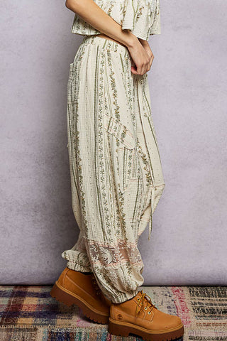 Patch Woven Pants