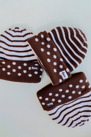 Polka Dot Reversible Beanie