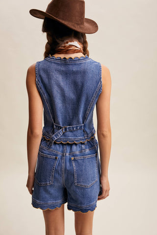 Scallop Drift Denim Set