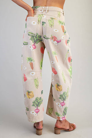 Garden Mineral Washed Barrel Pants