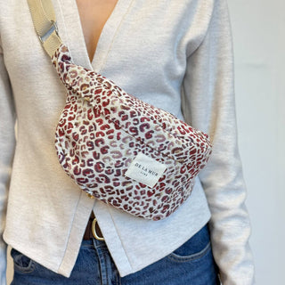 Leopard Jacquard Fanny Pack