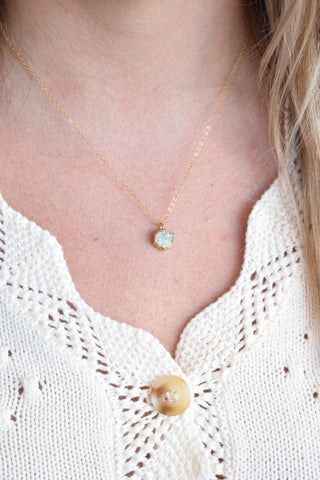 The Custom Gemstone Nugget Necklace