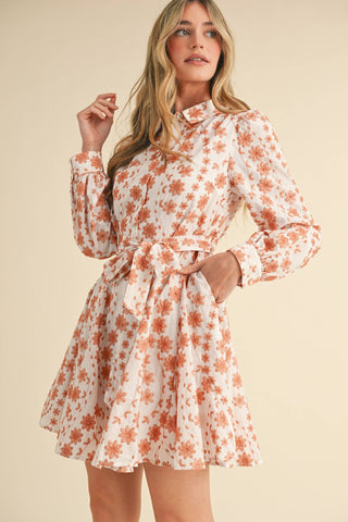 Floral Flared Mini Dress