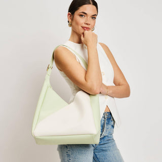Frankie Hobo Bag in Ivory Pistachio