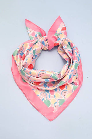 Silky Fruit Scarf Bandana