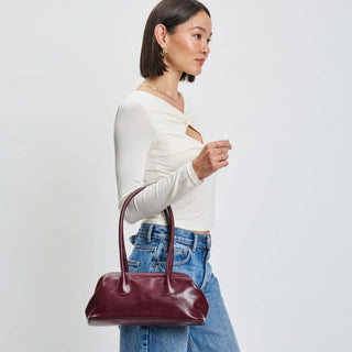 Nina Shoulder Bag in Wine