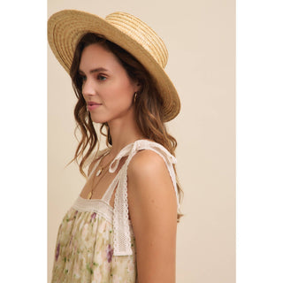 Floral Pleated Midi Dress