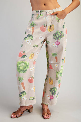 Garden Mineral Washed Barrel Pants