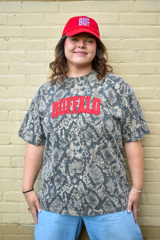 Buffalo Snake Print Tee