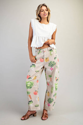 Garden Mineral Washed Barrel Pants