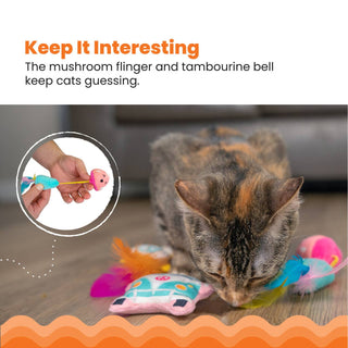 Catstages Festival Themed Catnip Cat Toys (3 Pk)