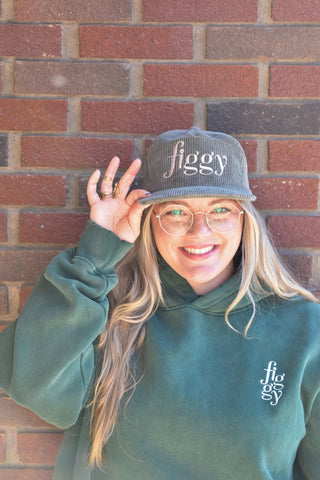Figgy Corduroy Embroidered Hat