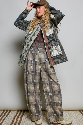 Crafted Woven Wide-Leg Pants
