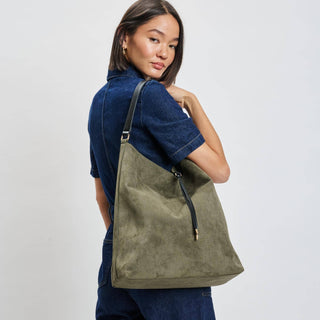 Felicity Hobo Bag in Olive