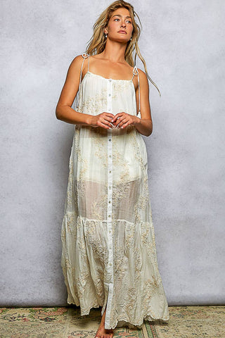 Tassel Woven Maxi Dress