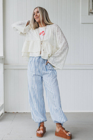 Wildflower Drift Top in Cream