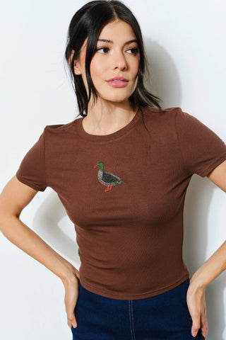 Mallard Beaded Tee