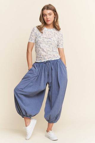 Mineral Washed Balloon Joggers