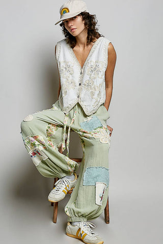 Crochet Sequined Vest