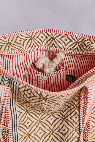 Bohemian Quilted Tote Bag
