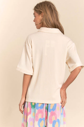 Elevated Basic Button Down Top