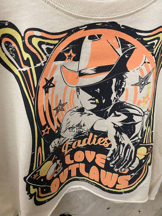 Ladies Love Outlaws Vintage T-shirt