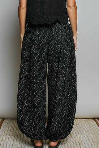 Textured Knit Balloon Joggers