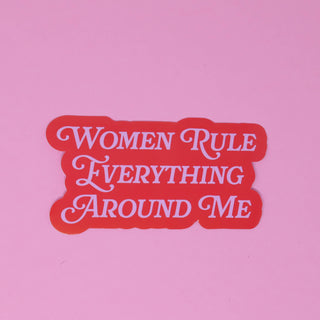 Women Rule Sticker