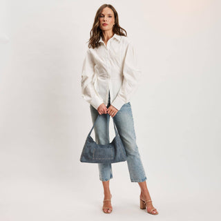 Dahlia Hobo Bag in Denim