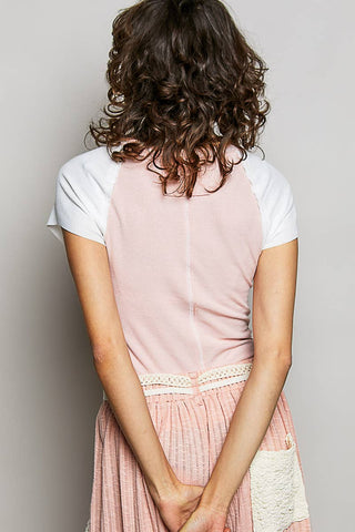 Raglan Fitted Rib Top