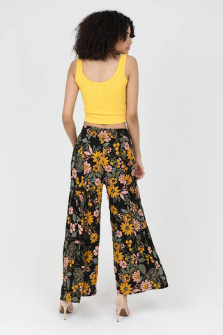 Floral Flare Pants