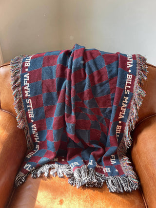 Bills Mafia Cotton Woven Blanket