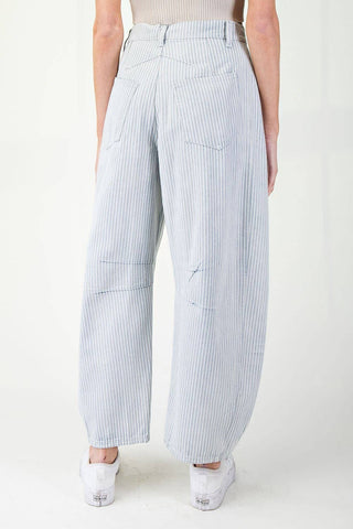 Pinstriped Demin Jeans