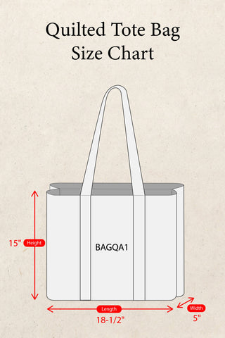 Bohemian Quilted Tote Bag