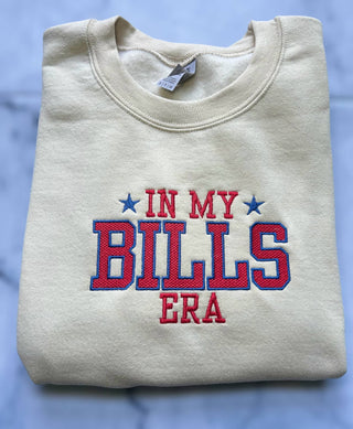 In My Bills Era Crewneck in Tan